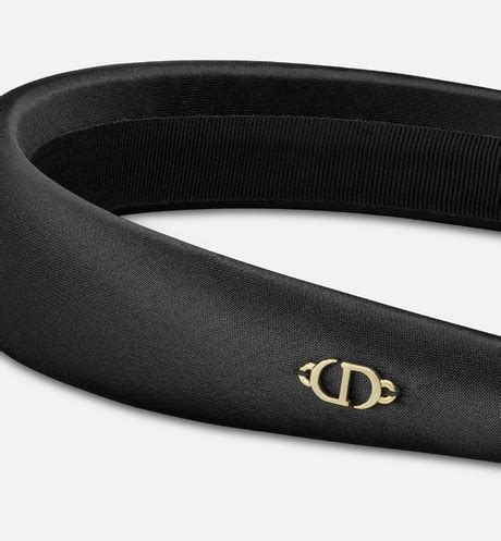 Dior Songe Haarband Satin in Schwarz